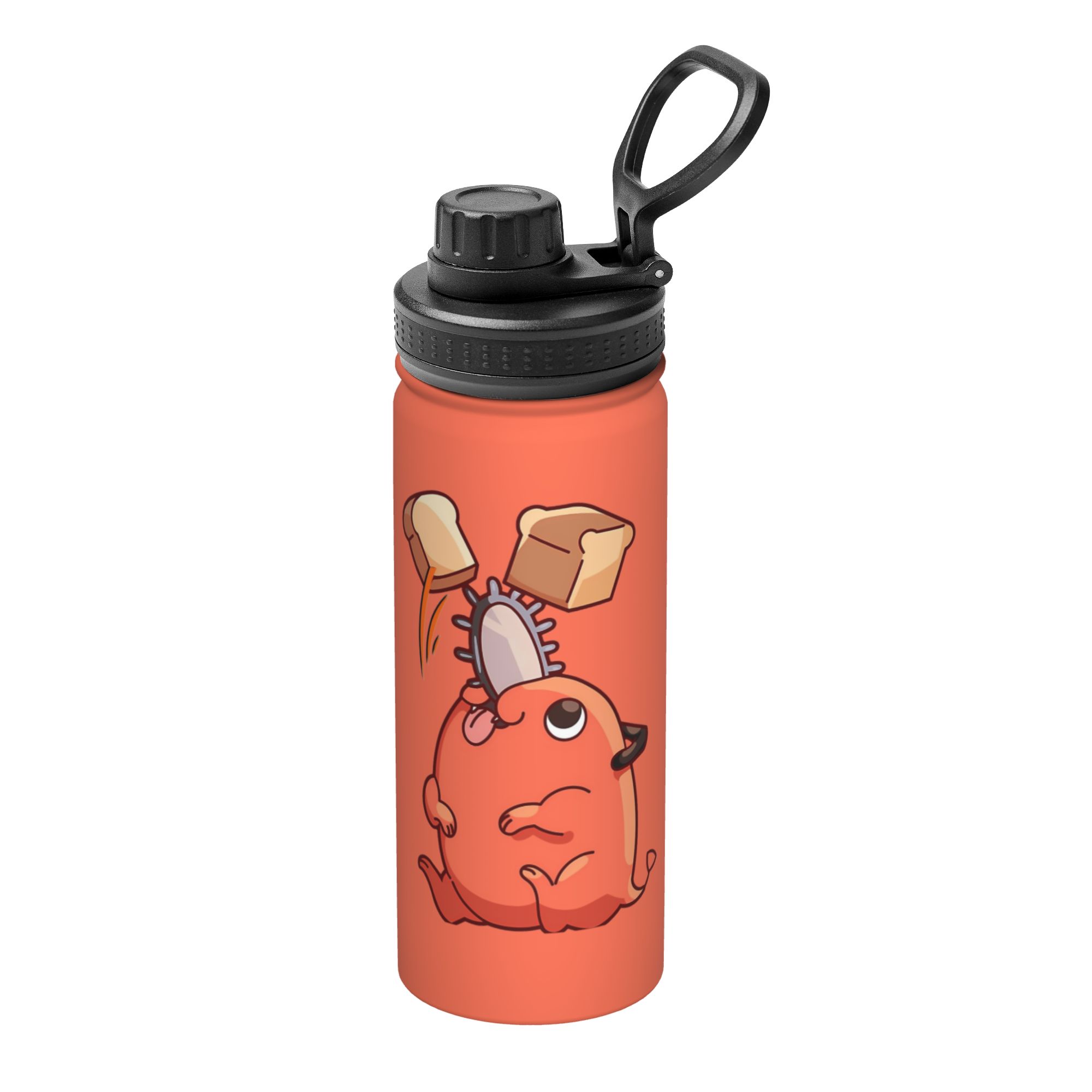 Sports Water Bottle Insulated - Caneca Térmica Esportiva Isolada Chainsawmans Anime