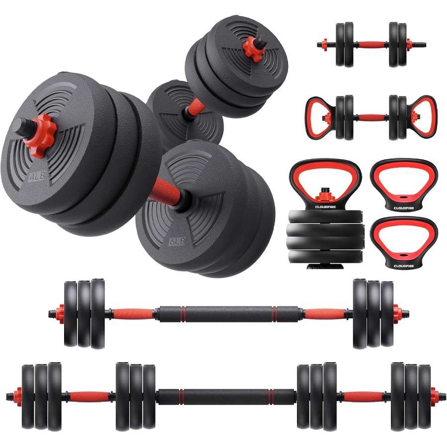 Dumbbell Set - Conjunto de halteres ajustáveis, conjunto de