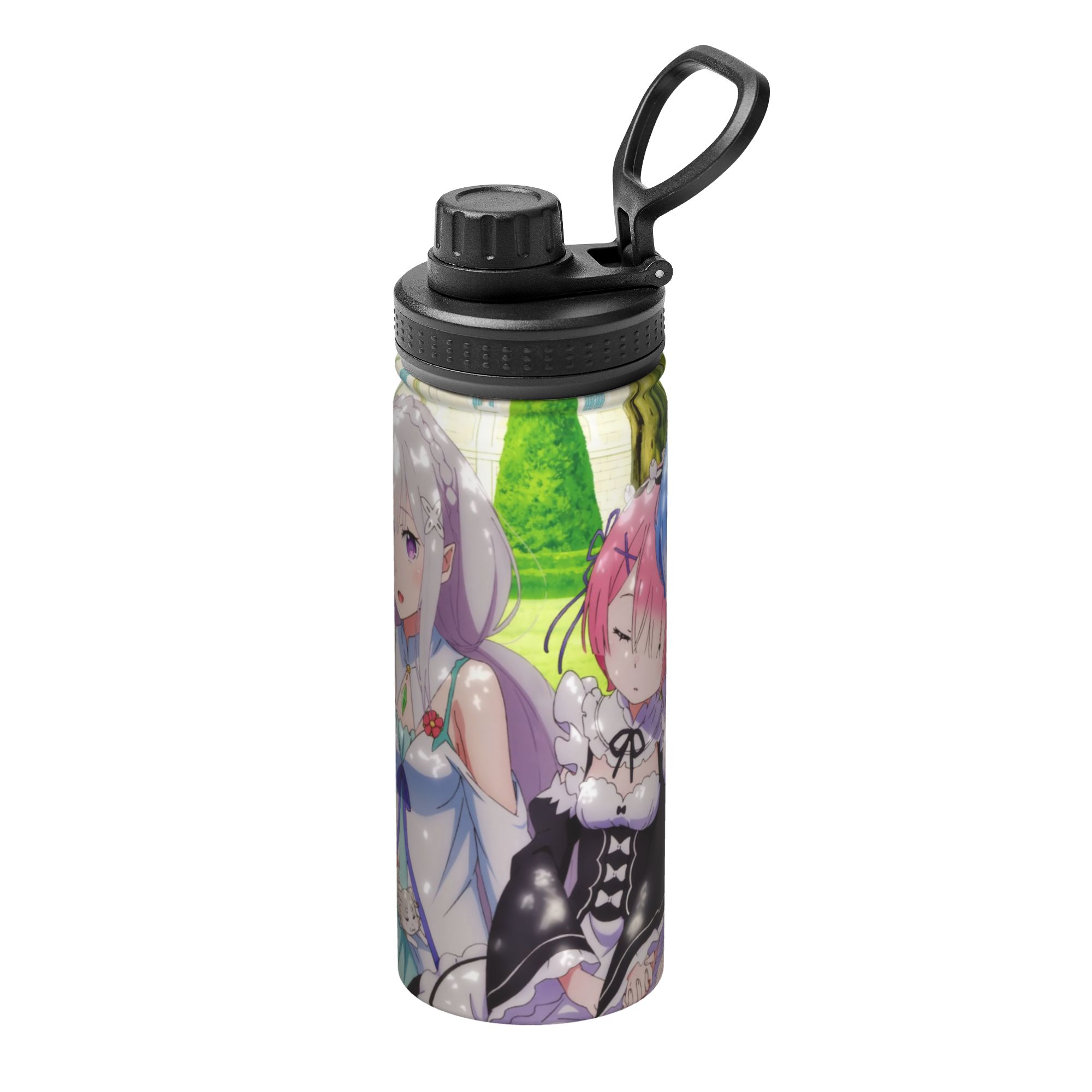 Sports Water Bottle Insulated - Garrafa térmica esportiva isolada de 18OZ,