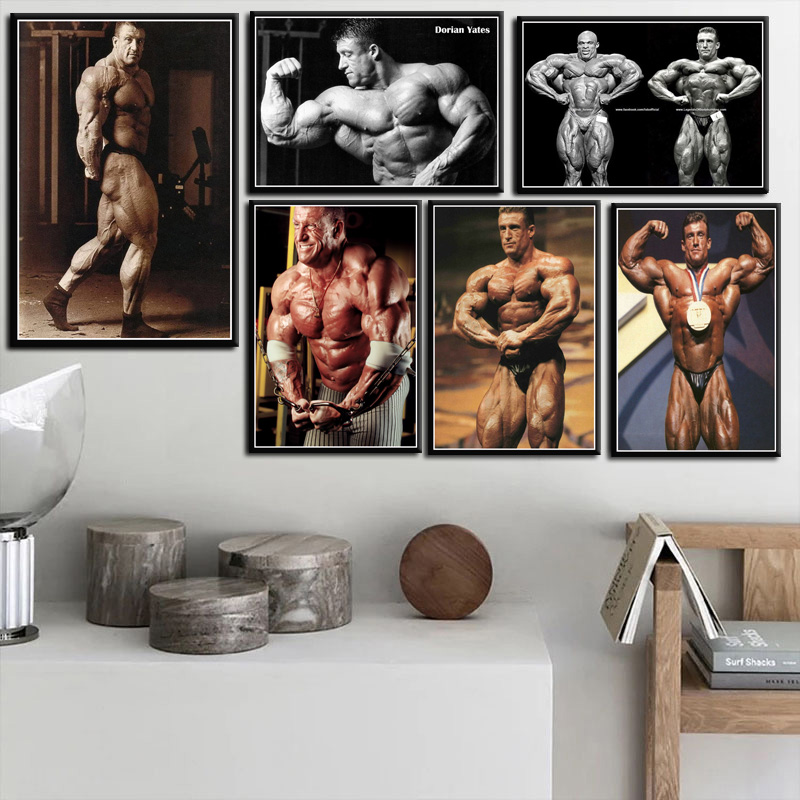 Great Dorian Yates Homem Muscl - Sports Equipment Poster avaliação e preço